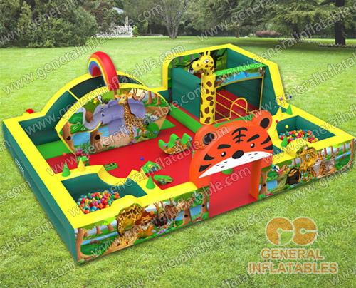 Safari indoor playland with softplay and ball pond