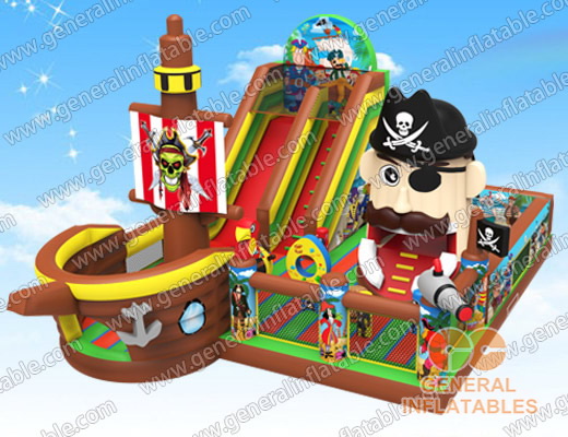 Pirate playground with moving mouth