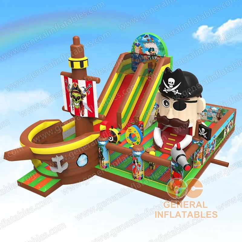 Pirate playground with moving mouth