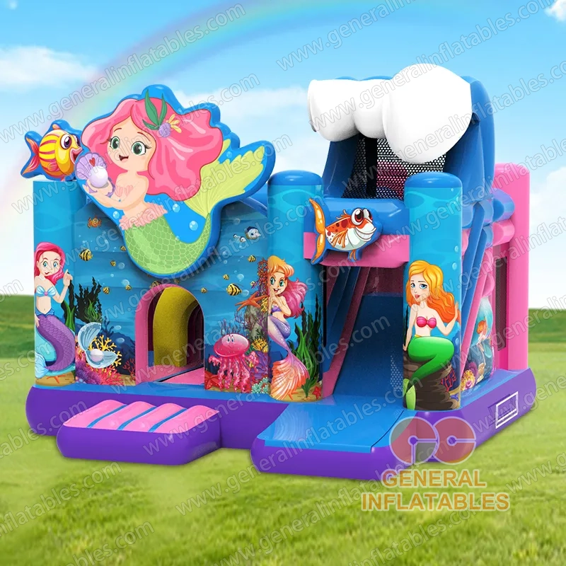Mermaid inflatable combo