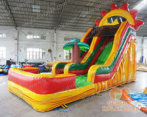 Mr. Sun inflatable water slide