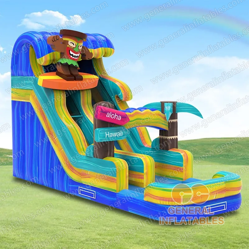 Hawaii water slide